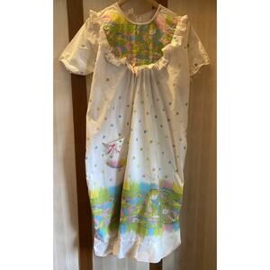 Vintage Night Queen 60’s Gown Women’s Large White Pastel